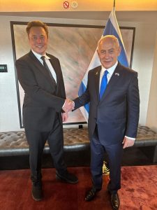 Prime Minister Benjamin Netanyahu Meets with Elon Muskphoto credit: Courtesy