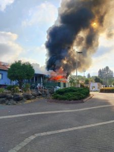 Katzrin House hit by Hezbollah