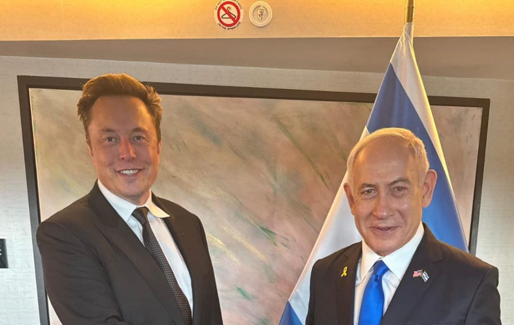 Prime Minister Benjamin Netanyahu Meets with Elon Musk photo credit: Courtesy