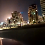 houthi drone hits tel aviv (IDF social media screenshot)