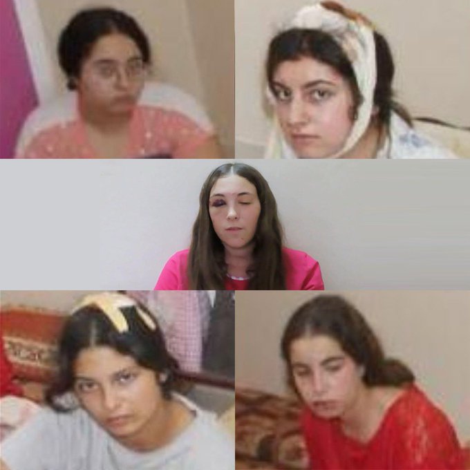 Five women hostages