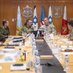 Gen. Erik Kurilla, commander of U.S. Central Command with The commander of the Israeli army, Major General Herzi Halevi. Photo: IDF spokesman