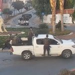 Hamas terrorists in the October 7 massacre, photo from Sderot