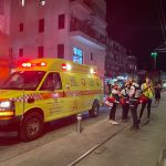 Scene of the terror attack on the light rail in Tel Aviv, Photo: Magen David Adom Spokesperson